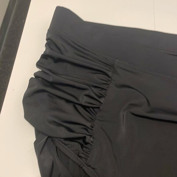 Swim By Cacique Lane Bryant Solid Black Size 28 Ruched Swim Brief Bottoms - Picture 4 of 4